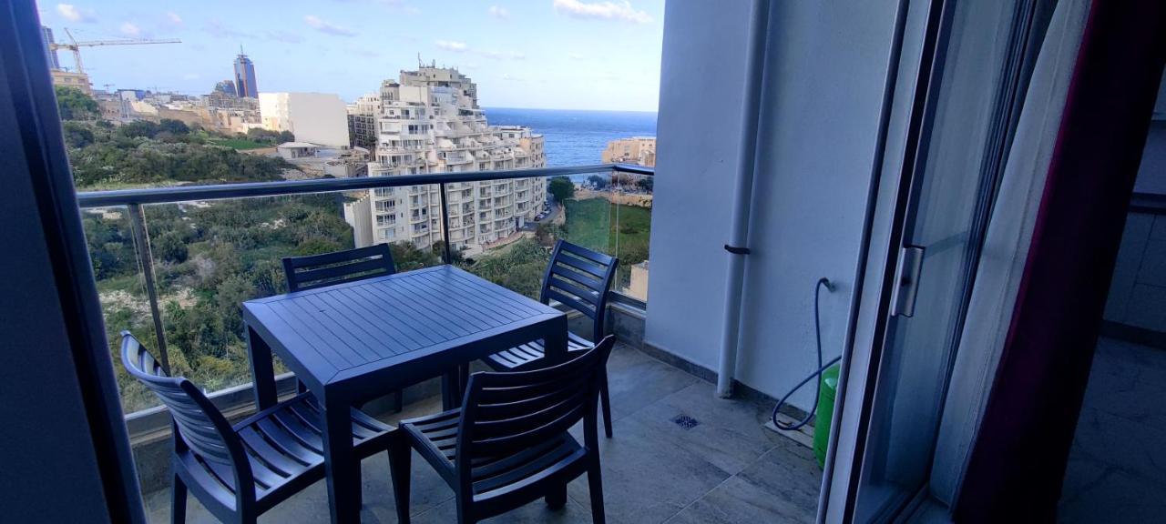 Sea View Apartment 2 Bedrooms 2 Bathrooms, 2 Minutes Away From The Sea Сент Джулианс Экстерьер фото